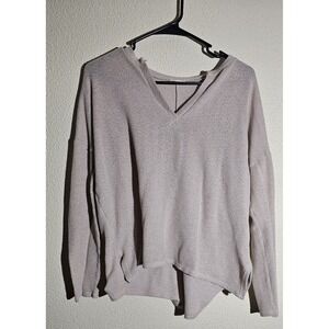 Olia‎ Womens Lightweight Oversized Open Knit Sweater Sz S Boho Beachy Minimalist